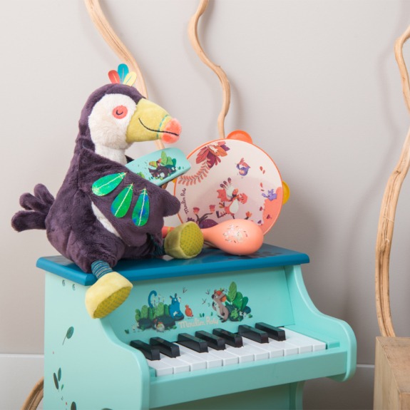 Piano Toys Clavier pour filles de 1 an et plus - Cadeau danniversaire pour  tout-petits - Instrument de musique avec tabouret